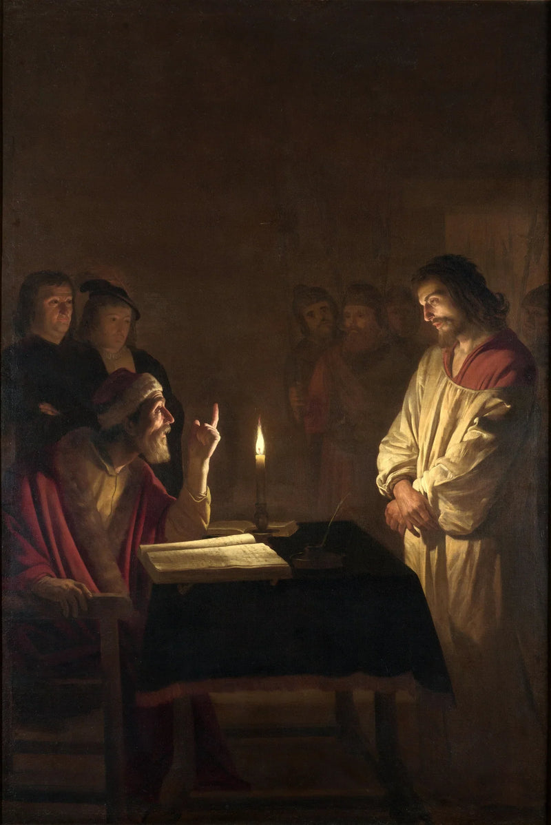 Kristus suuren pappin edessä - Gerrit van Honthorst
