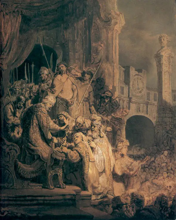 Kristus Pilatuksen edessä (Ecce Homo) - Rembrandt