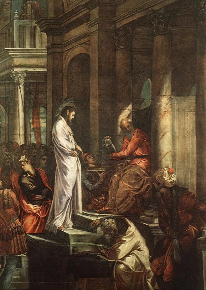 Kristus Pilatuksen edessä - Jacopo Tintoretto