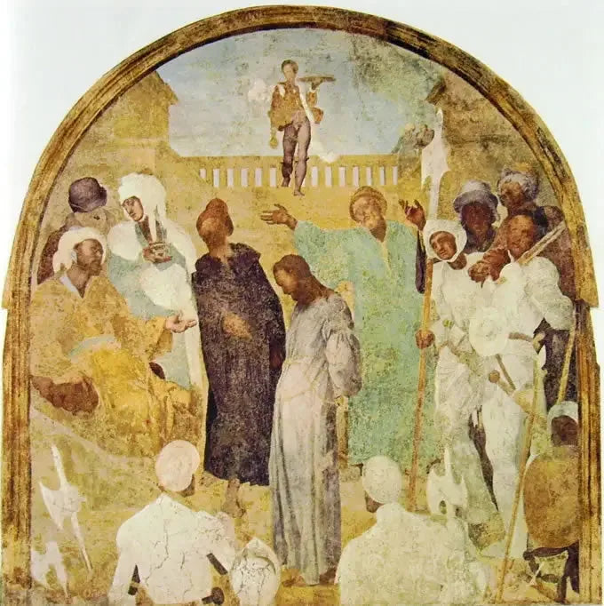 Kristus Pilatuksen edessä - Pontormo