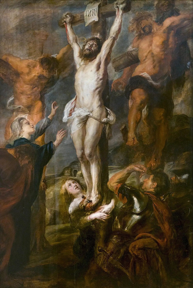 Kristus kahden ryövärin välissä - Peter Paul Rubens