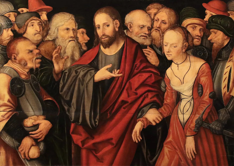 Kristus ja naimattomuuden rikkominen - Lucas Cranach vanhempi