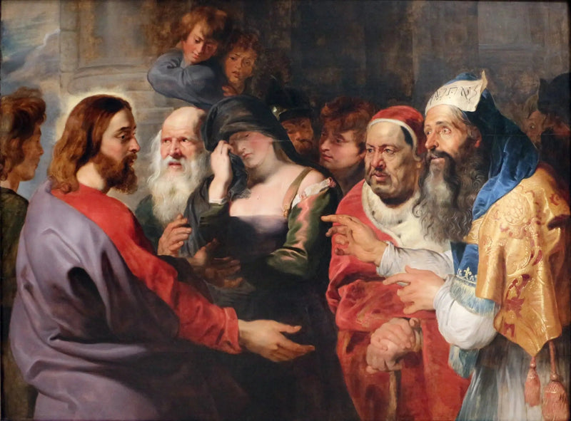 Kristus ja naimisissa oleva nainen - Peter Paul Rubens