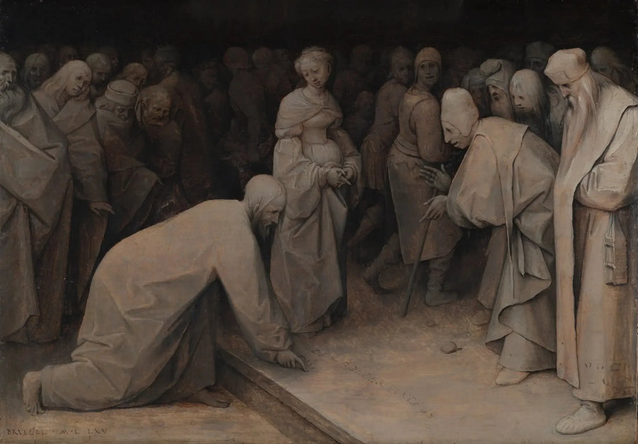 Kristus ja naimisissa oleva nainen - Pieter Brueghel vanhempi