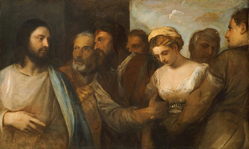 Kristus ja vaimo, joka oli kirottu - Titian