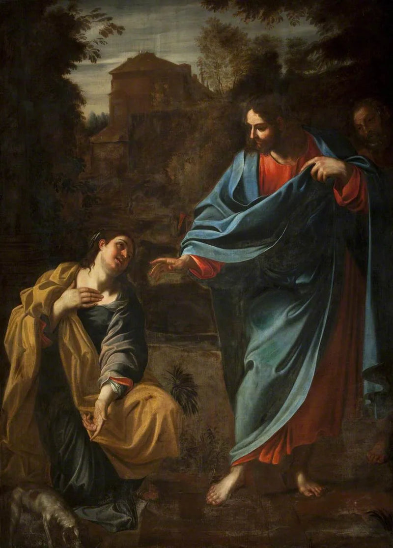 Kristus ja Kanaanin nainen - Ludovico Carracci
