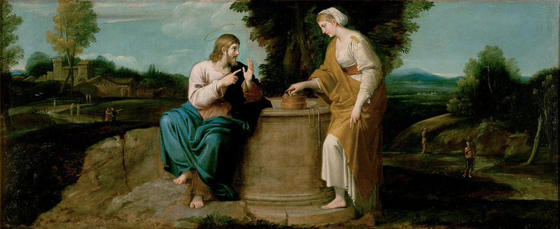 Kristus ja Samarialainen - Annibale Carracci