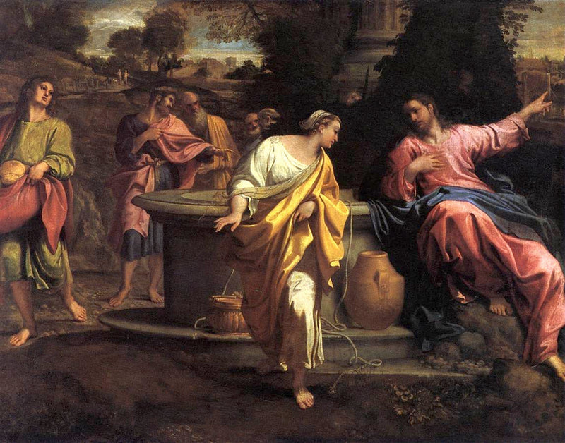 Kristus ja samarialainen - Annibale Carracci