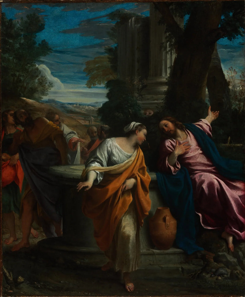 Kristus ja Samarialainen - Annibale Carracci