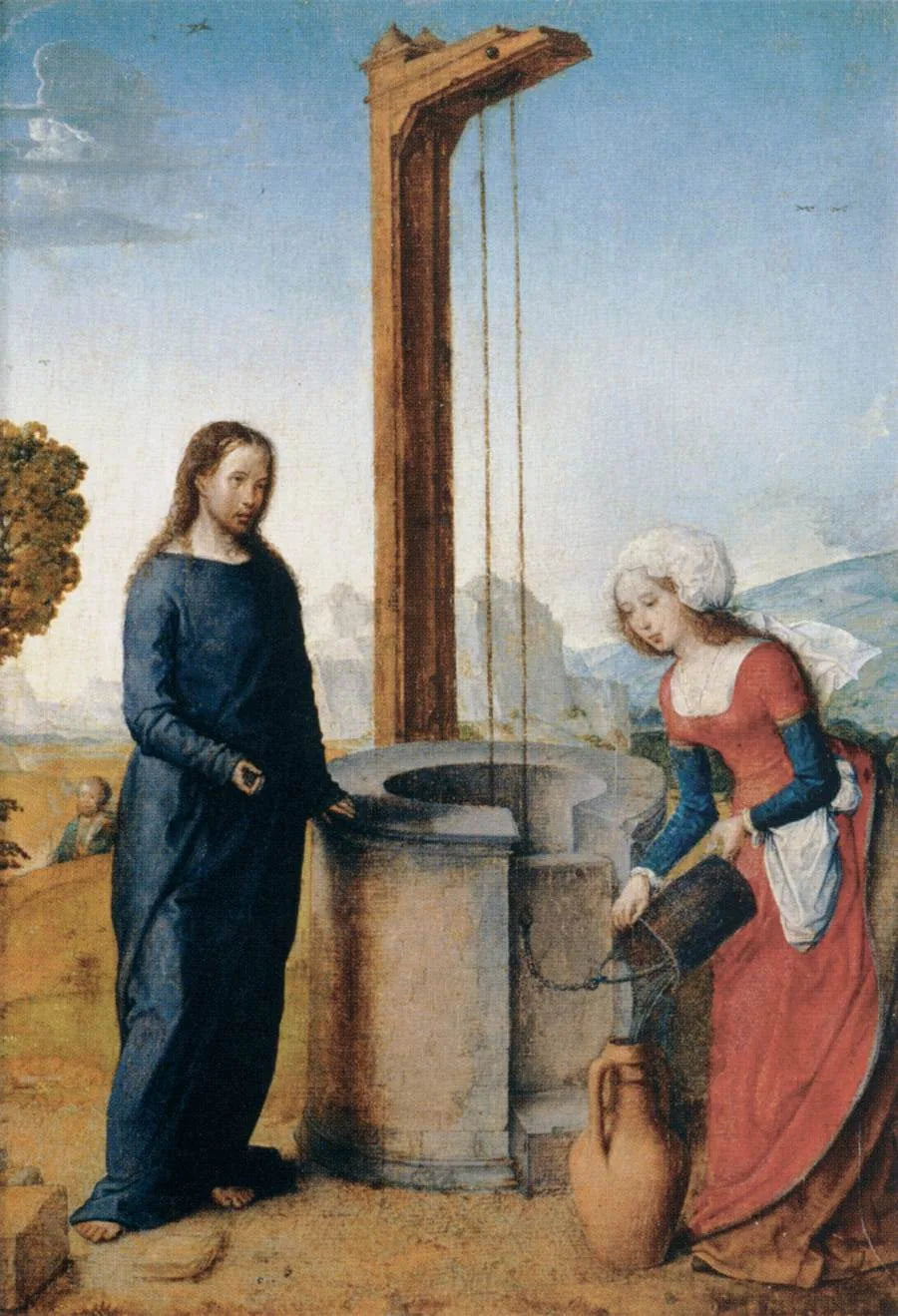 Kristus ja Samarialainen - Juan de Flandes