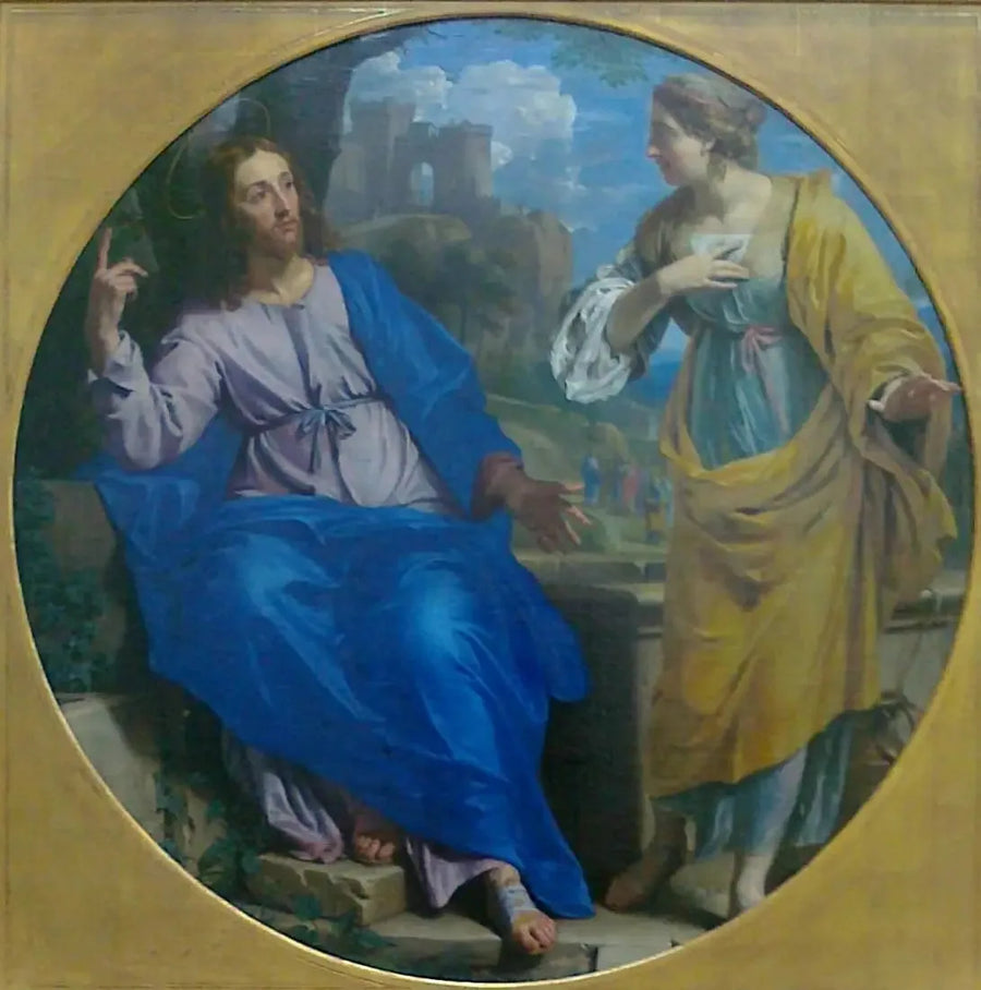 Kristus ja samarialainen - Philippe de Champaigne