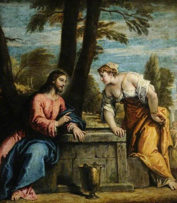 Kristus ja Samarialainen - Sebastiano Ricci