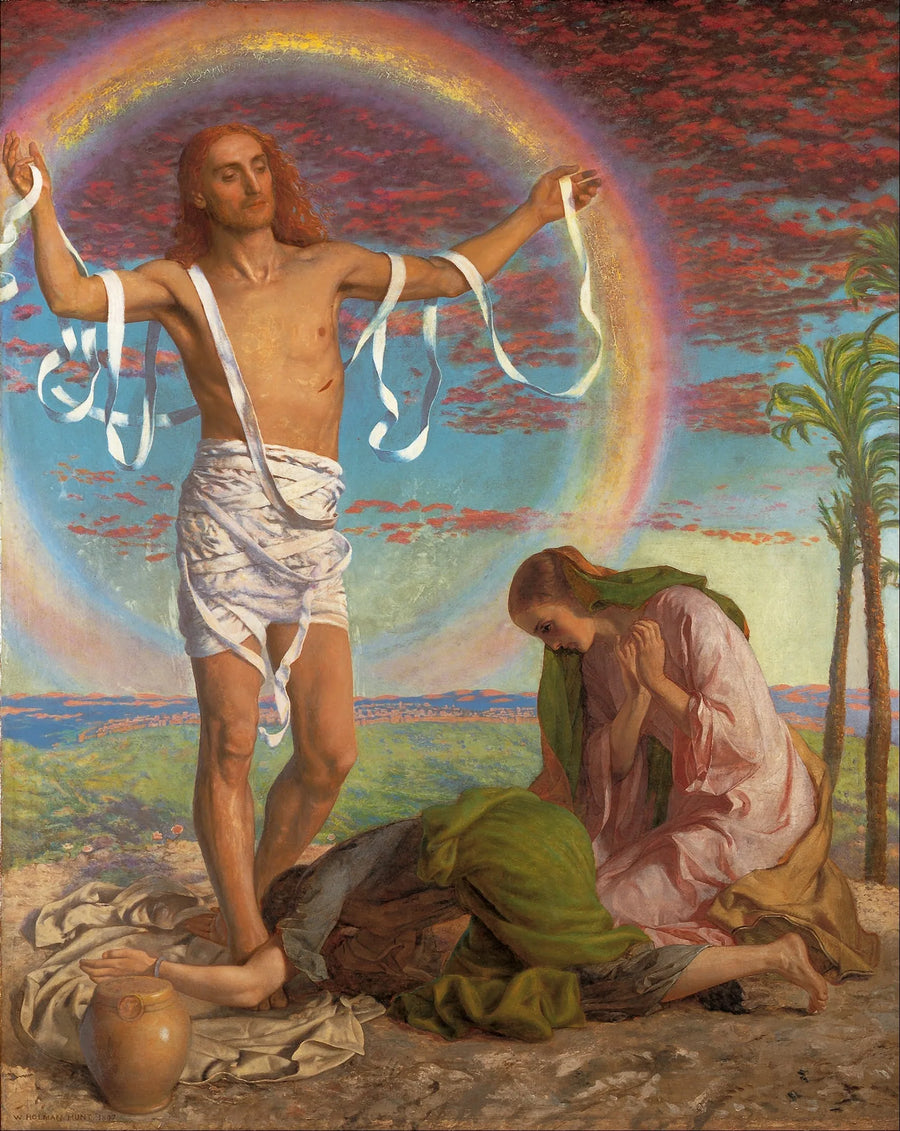 Kristus ja kaksi Mariaa - William Holman Hunt