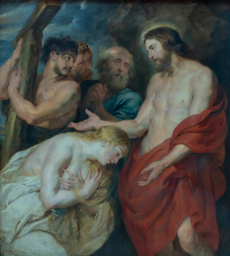 Kristus ja katumuksentekevät syntiset - Peter Paul Rubens