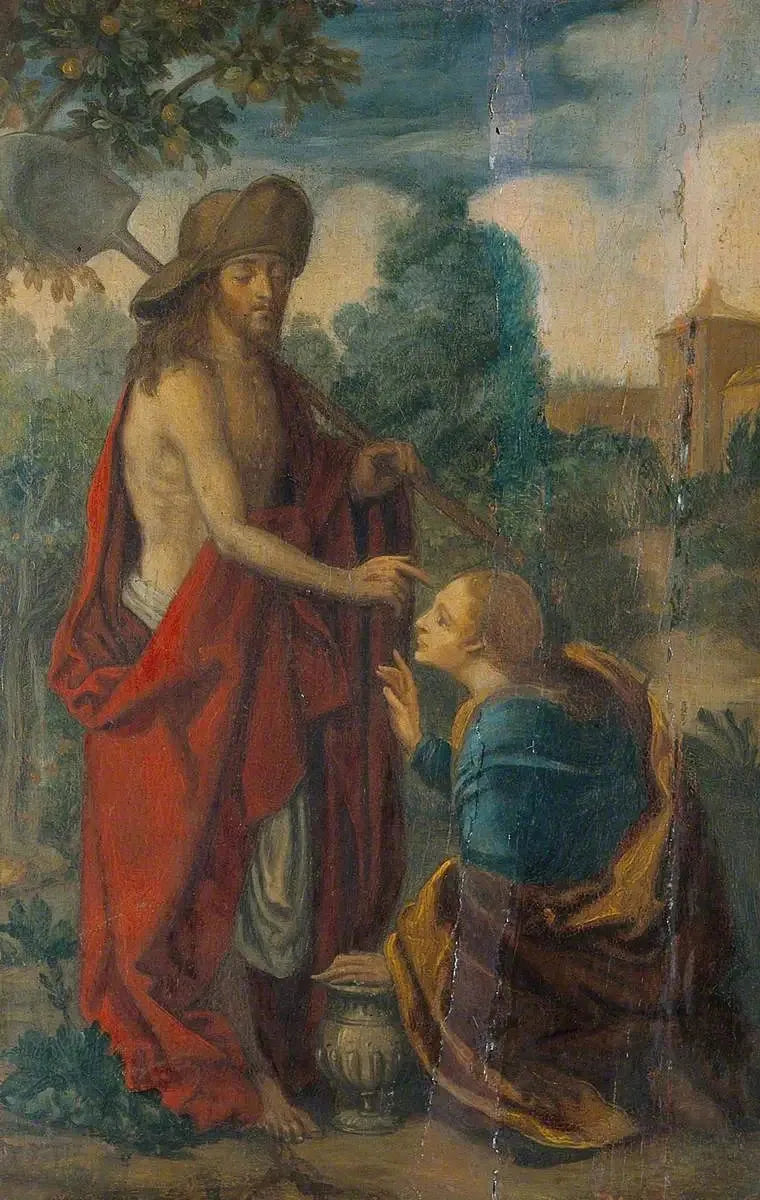Kristus ja Maria Magdalena (Noli me Tangere) - Albrecht Dürer