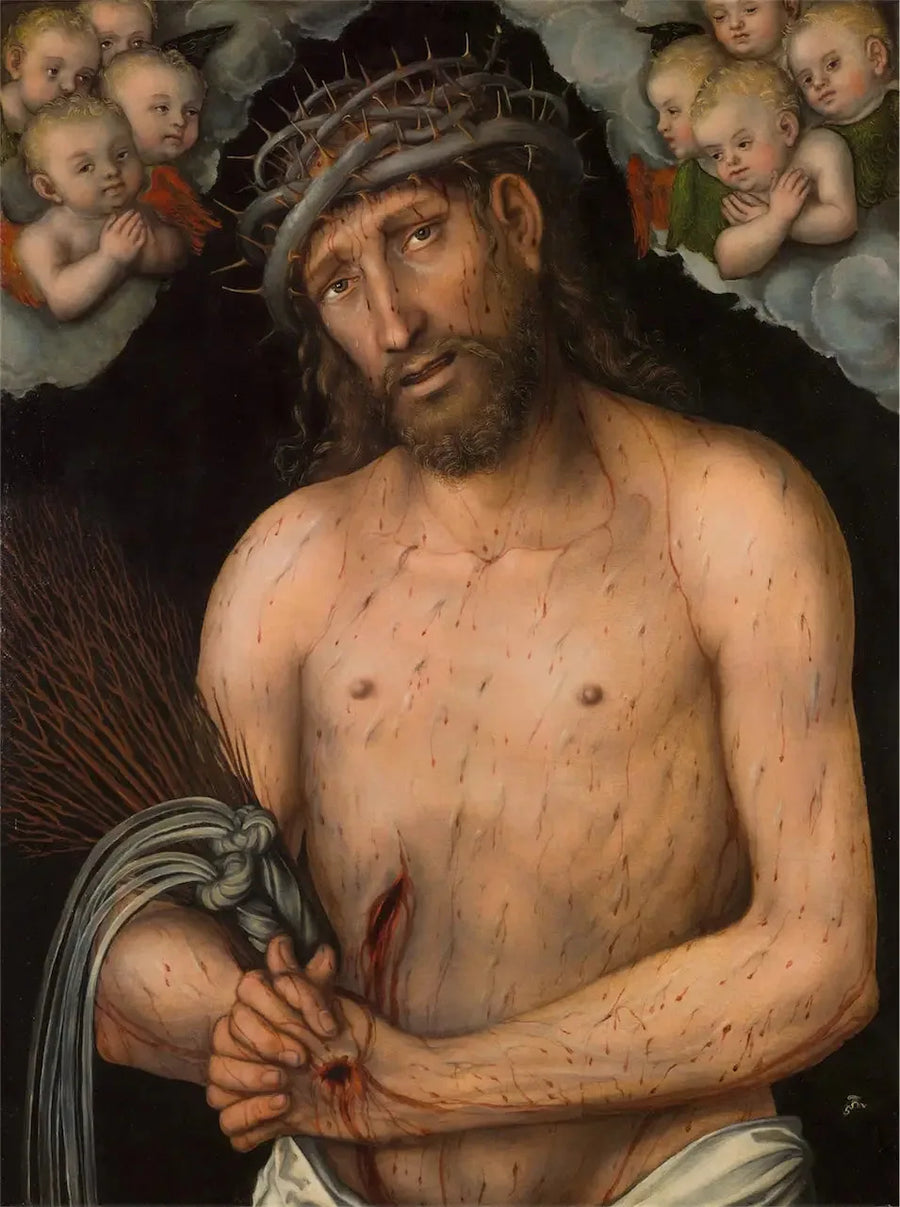 Kristus, kärsimyksen mies - Lucas Cranach vanhempi
