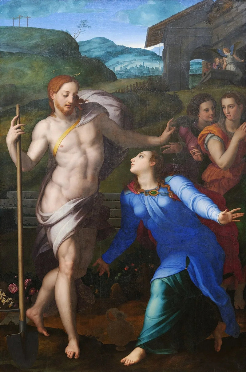 Kristus puutarhuri ilmestyy pyhälle Magdaleinalle - Bronzino