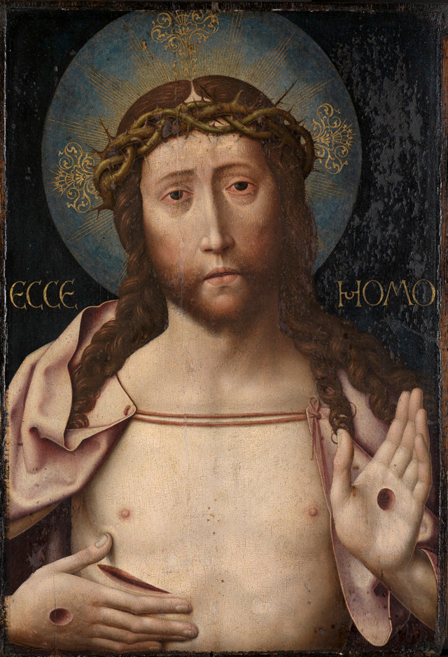 Kristus näyttää haavojaan (Johannes 20: 25-26) - Dirk Bouts