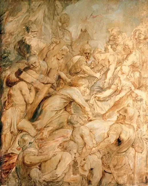 Kristus ristiä kantaen, 1634-1637 - Peter Paul Rubens