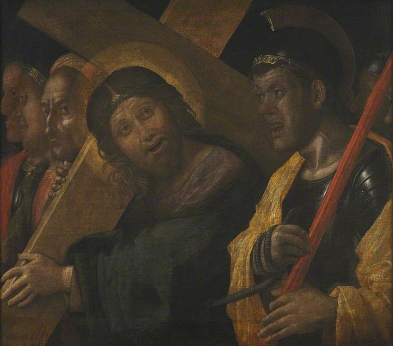 Kristus ristin kanssa - Andrea Mantegna