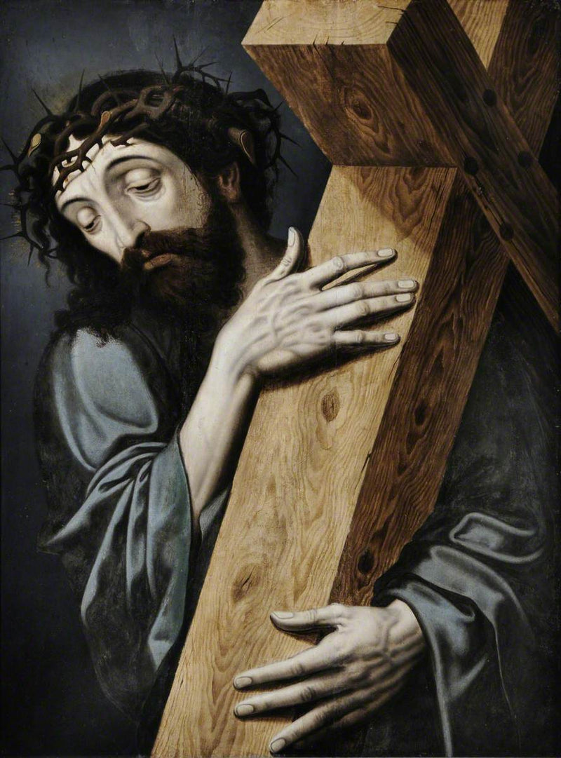 Kristus ristin kanssa - Luis de Morales