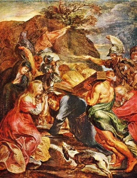 Kristus ristin kanssa - Peter Paul Rubens