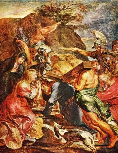 Kristus ristin kanssa - Peter Paul Rubens