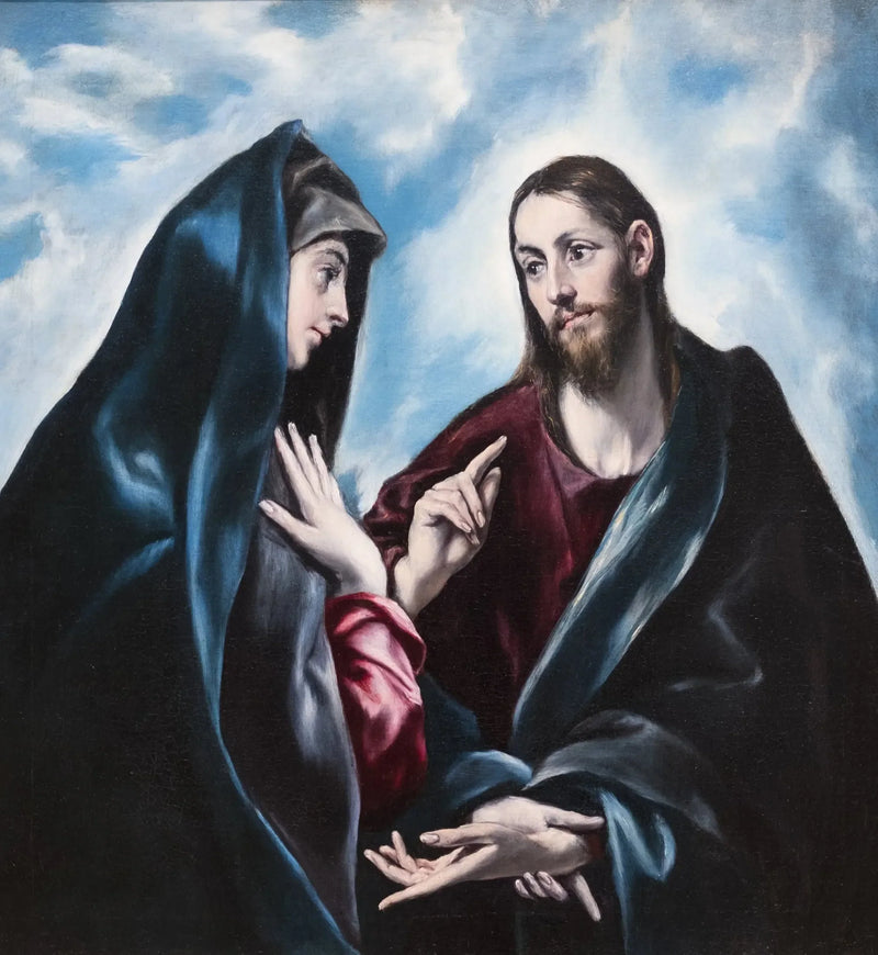 Kristus hyvästelee äitiään - El Greco