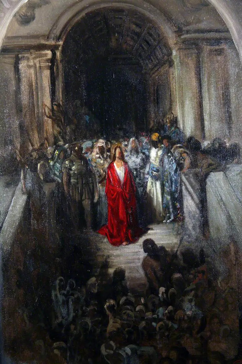 Kristus lähdössä oikeusistunnosta - Gustave Doré