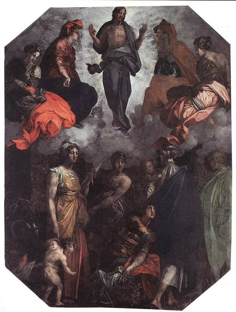 Ylösnoussut Kristus kirkkaudessa - Rosso Fiorentino