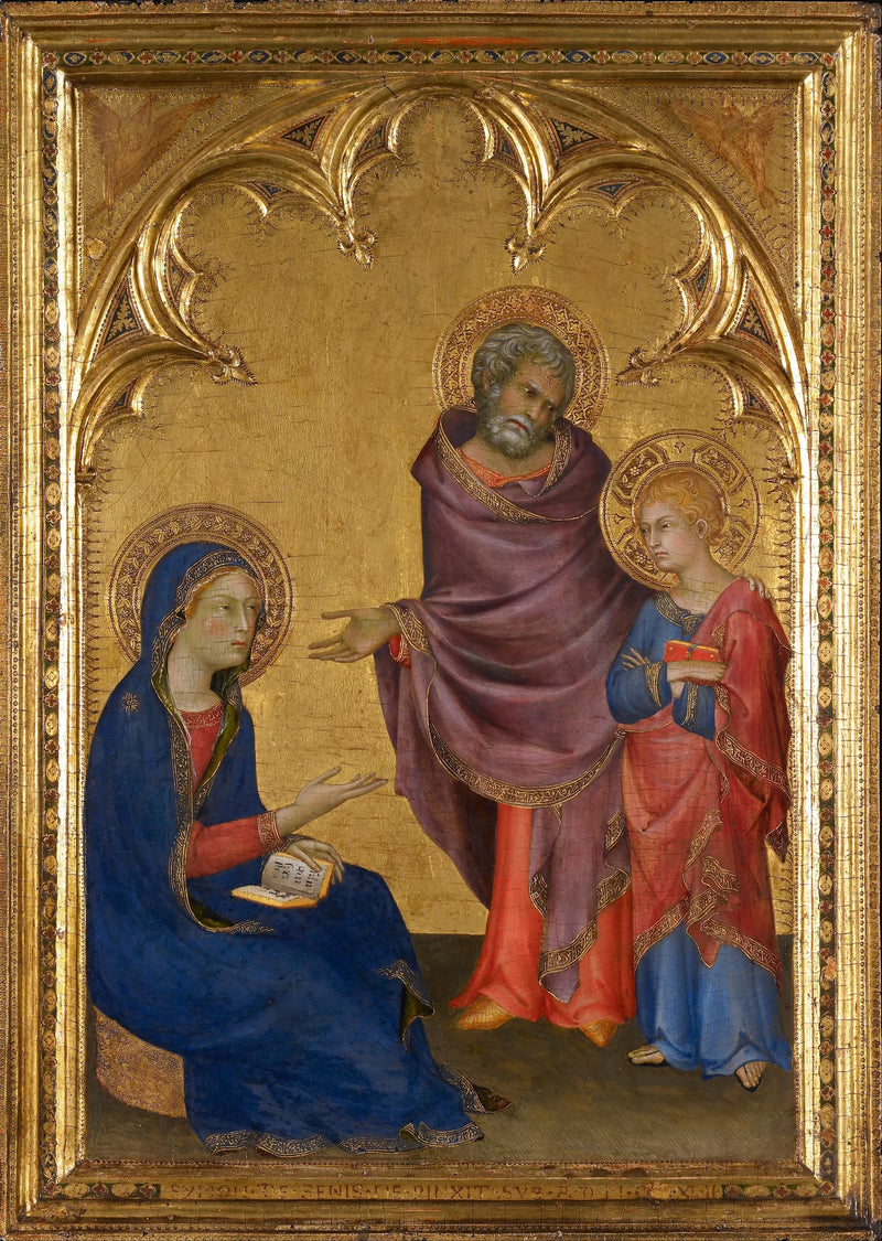 Kristus löydetty temppelissä - Simone Martini