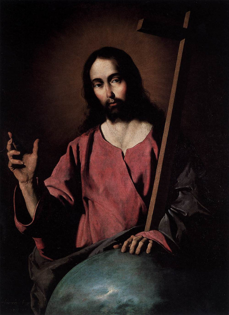 Kristus Vapahtaja siunaa - Francisco de Zurbarán