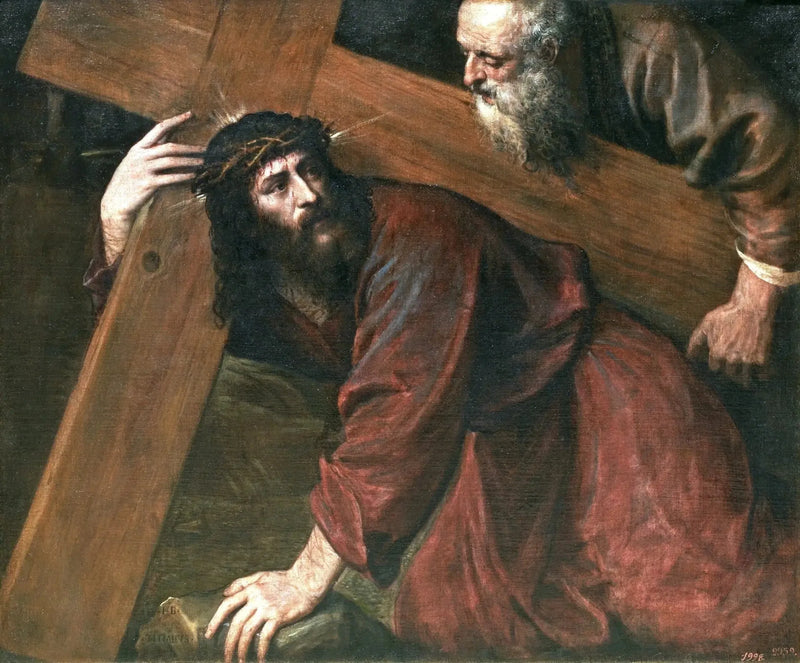 Kristus Calvaariin matkalla - Titian