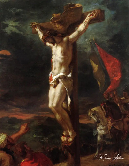 Le Christ sur la croix (1846) - Eugène Delacroix - Reproductions de tableaux et peintures haut de gamme