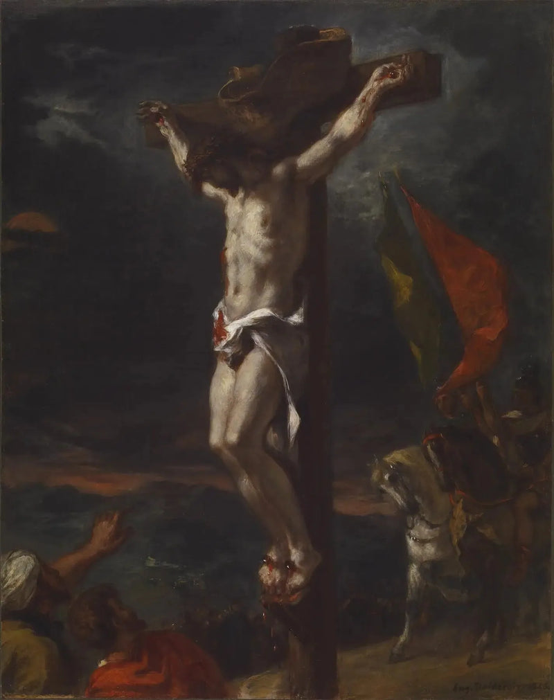 Kristus ristillä - Eugène Delacroix