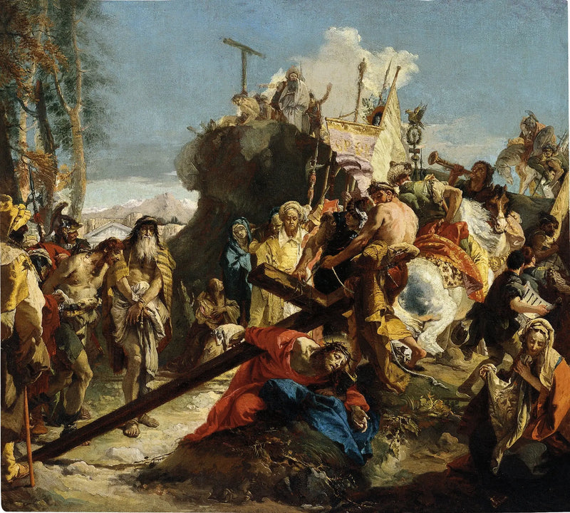 Kristus Calvaariin matkalla - Giovanni Battista Tiepolo