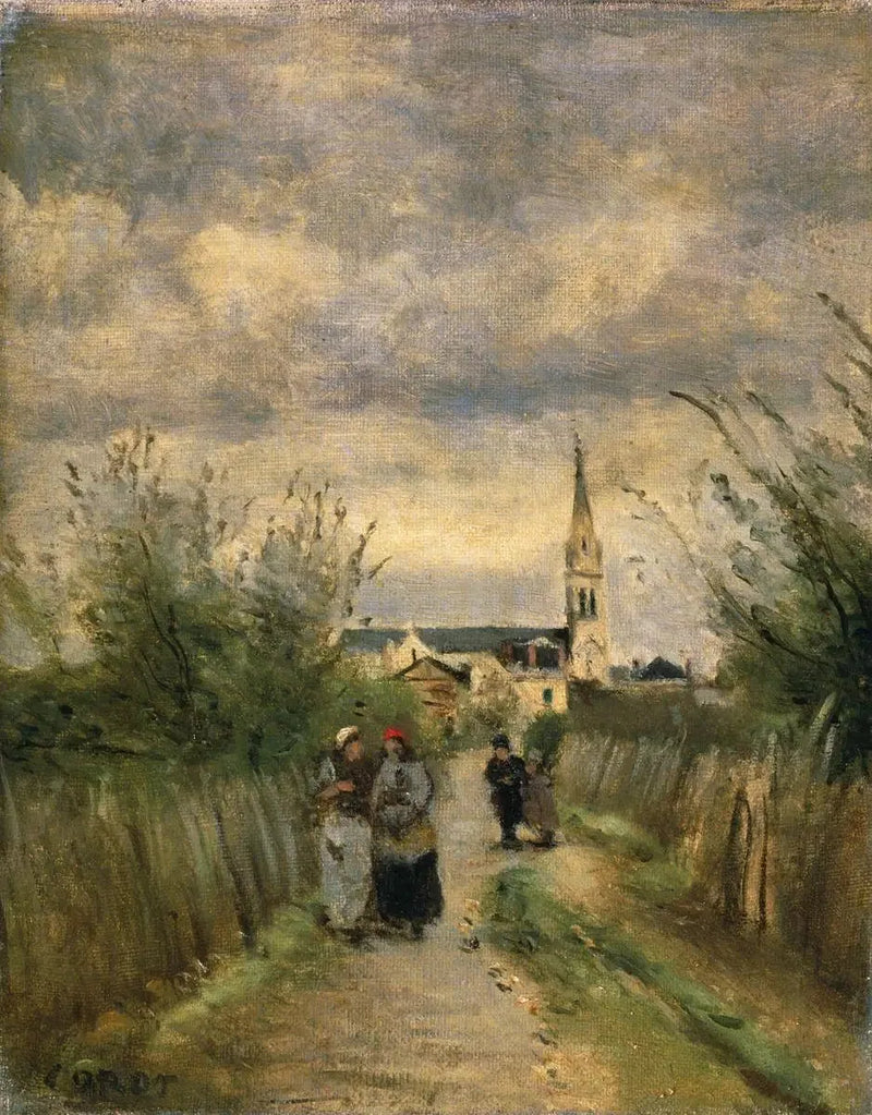Argenteuilin kellotorni - Jean-Baptiste Camille Corot