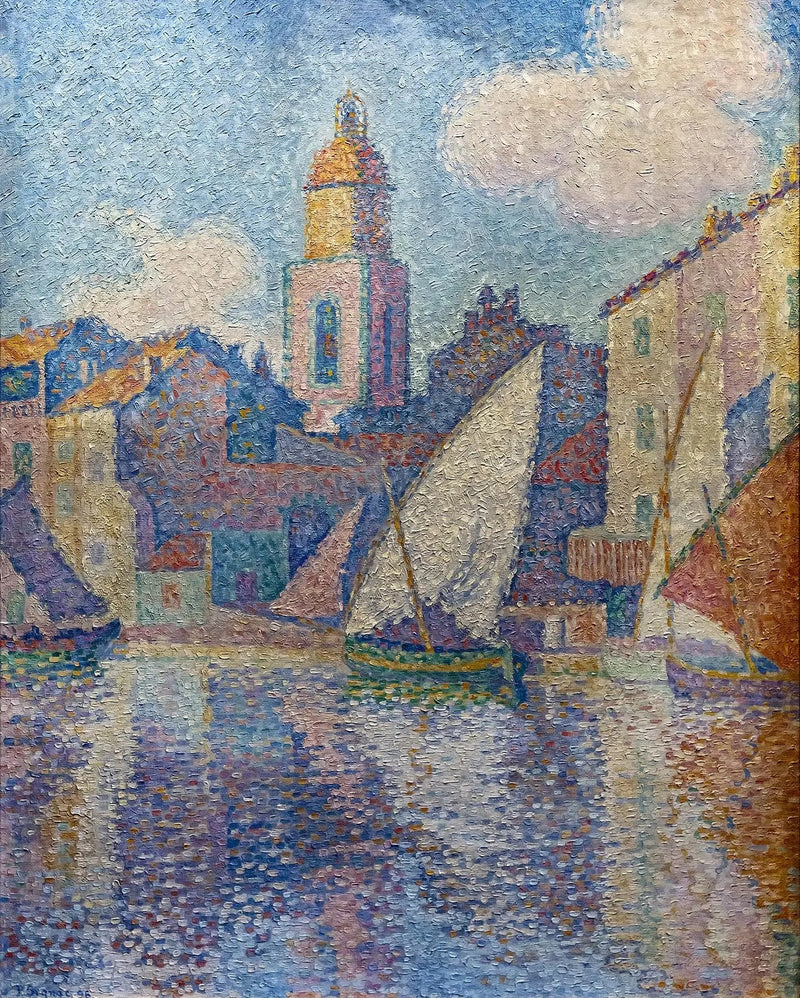 Saint-Tropezin kellotorni - Paul Signac