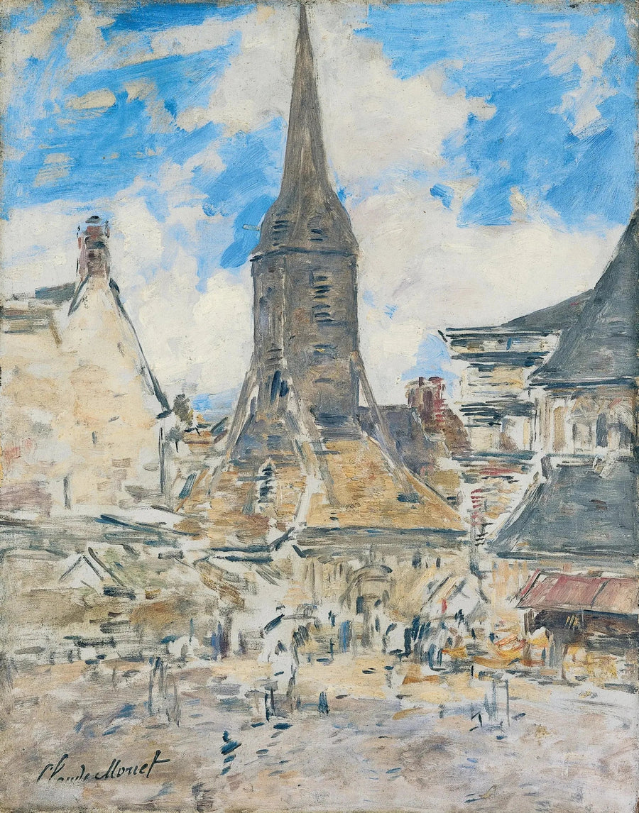 Sainte-Catherinein kellotorni, Honfleur - Eugène Boudin