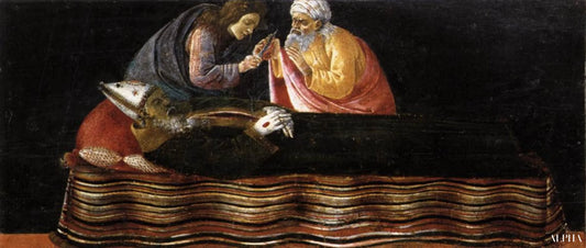 Piispa Ignatiuksen sydän - Sandro Botticelli - Korkealaatuiset taulujen ja maalauksien reproduktiot