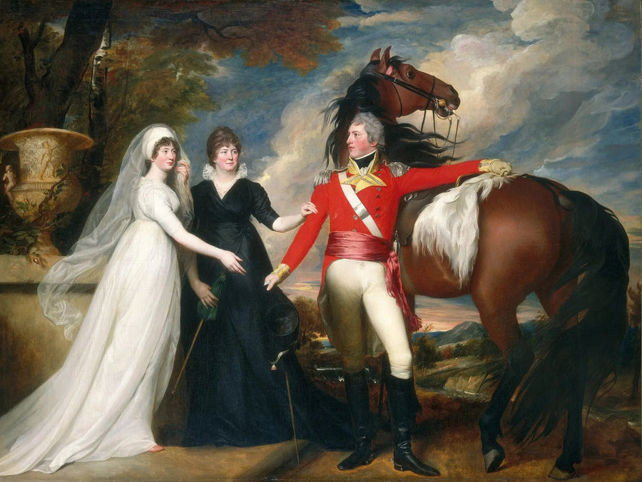 Eversti William Fitch ja hänen sisarensa Sarah ja Ann Fitch - John Singleton Copley