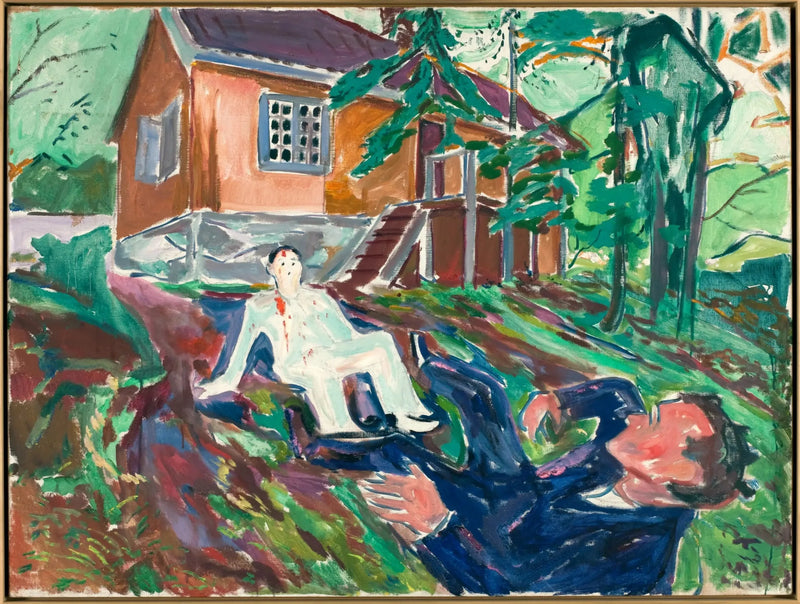 Taistelu - Edvard Munch