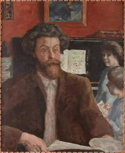 Säveltäjä Claude Terrasse ja hänen kaksi poikaansa - Pierre Bonnard
