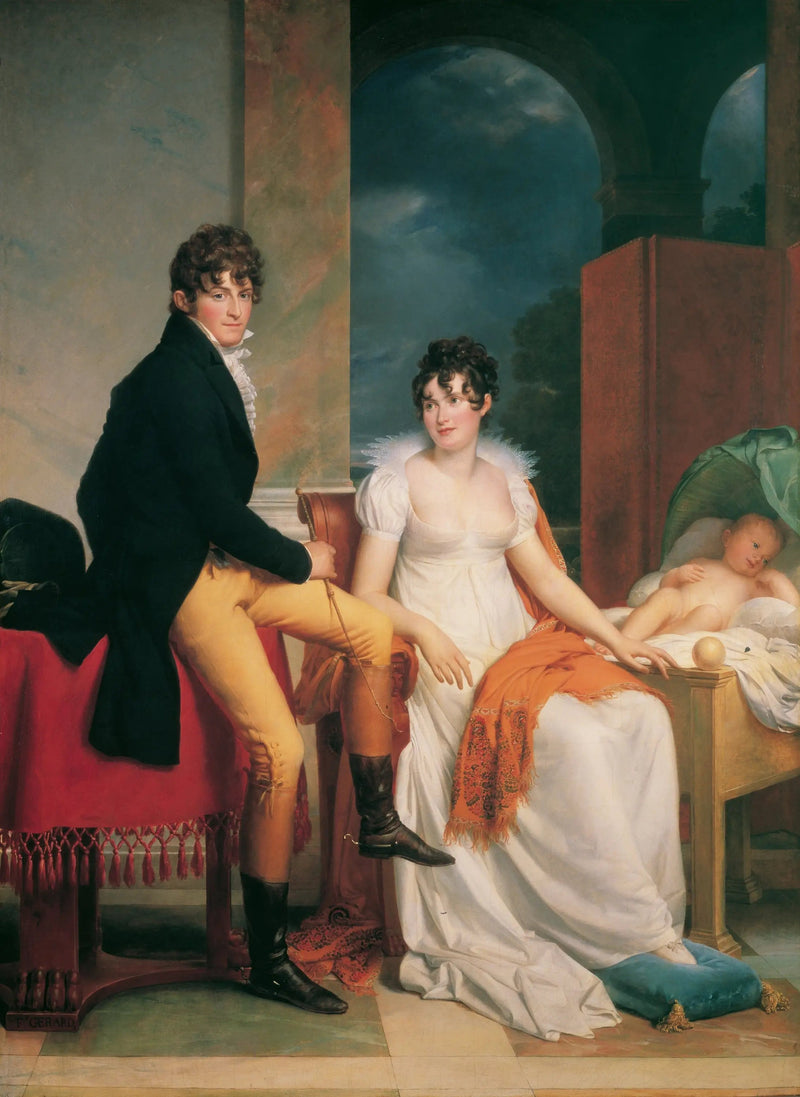 Moritz Christian von Fries ja hänen perheensä - François Gérard