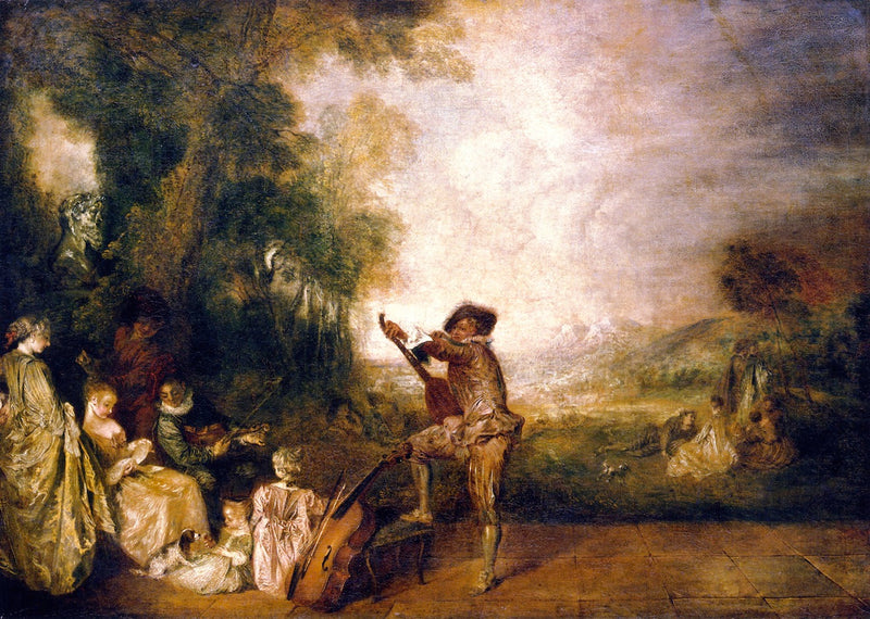 Konsertti - Antoine Watteau