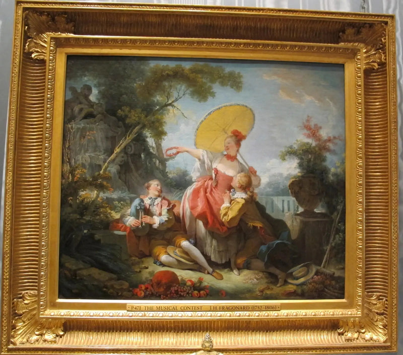 Musiikkikilpailu - Jean-Honoré Fragonard