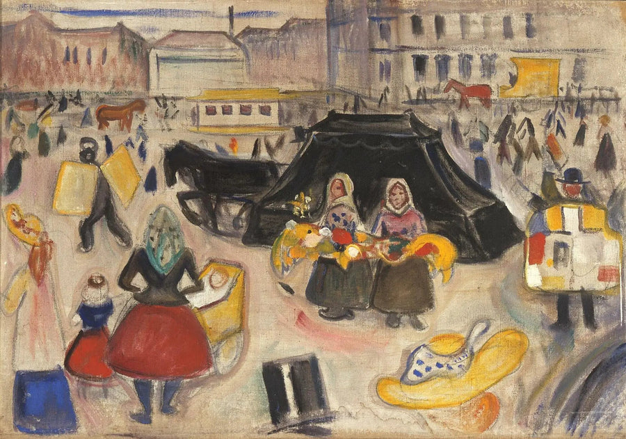 Ruumisauto Potsdamer Platzilla - Edvard Munch