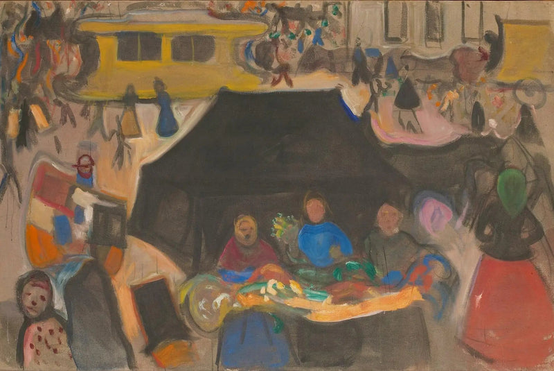 Ruumisauto Potsdamer Platzilla - Edvard Munch