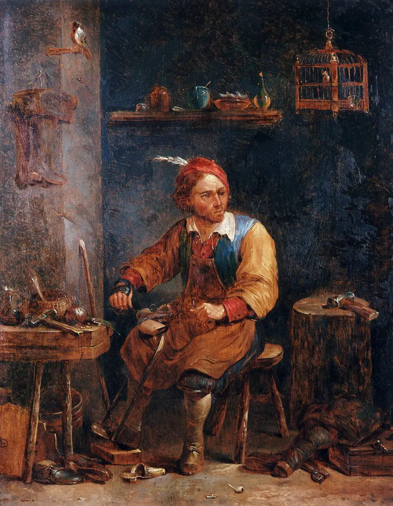 Sandaali-tekijä - David Teniers nuorempi