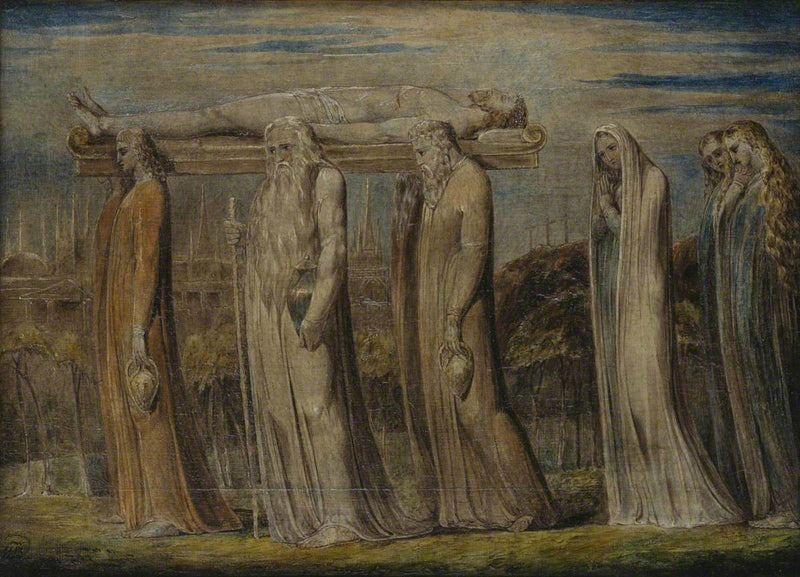 Kristuksen ruumis haudattuna - William Blake